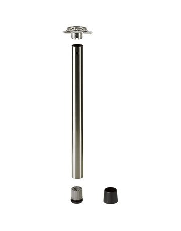 MB-Tischbein,Ø60x1200mm,Stahl Ayo 46051,schwarz pulverbeschichtet - Hettich