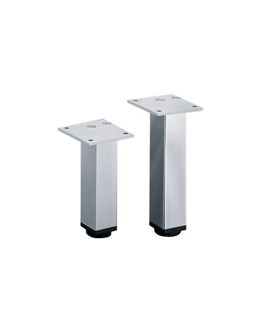 Möbelfuß Lano SQ 30, 150 mm silber eloxiert - Hettich