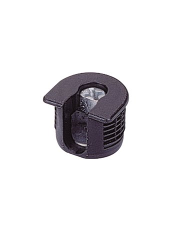 Möbel- Exzenter-Verbindungsbeschlag, Bohrdurchmesser 20x 14mm, VB 35/19, 79641, schwarz - Hettich
