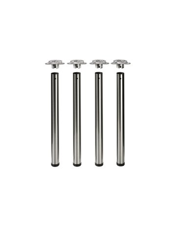 MB-Tischbeinset,Ø80x710mm,Stahl Efua 70145,schwarz matt - Hettich