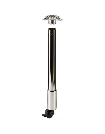 MB-Tischbein,Ø60x650mm,Stahl Femi 70212,schwarz matt - Hettich