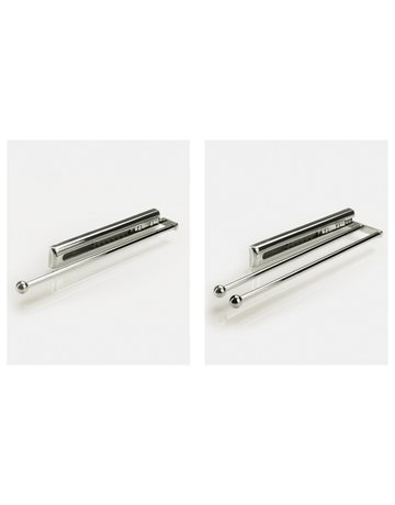 Handtuchauszug, Länge 370 mm, 2-armig - Hettich