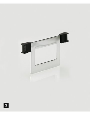 Trennbügel für Frontauszug, STYLE, verchromt (1) - Hettich