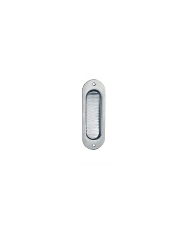 Schiebetürmuschel Kronos R BLIND 120 x 40 mm, oval, Edelstahl mit - Topform