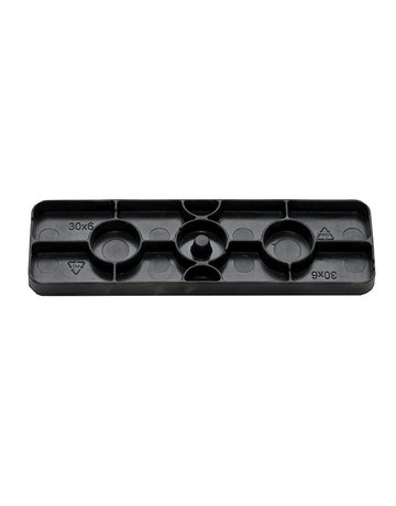 Verglasungsklötze 100 x 26 x 6 schwarz - Topform