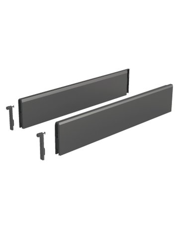 TopSide ArciTech, 650 mm, (186/ 94, 218/126) anthrazit, links und rechts - Hettich