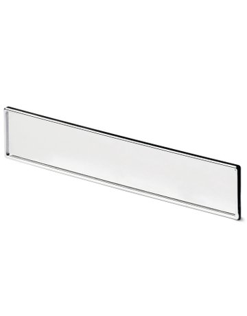 Muschelgriff- Dekorelemente, Touch-in 9086697, Breite 151,5mm, Höhe 28,7mm, Zink verchromt - Hettich