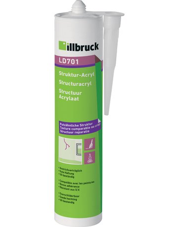 LD701 Struktur-Acryl 310 ml weiß - illbruck