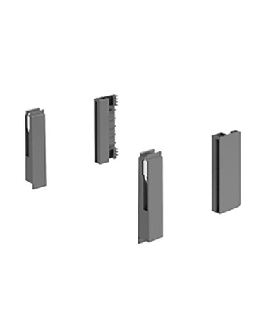 TopSide Adapter InnoTech Atira / 176 mm, dunkelgrau - Hettich
