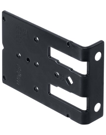 Anschlagwinkel, für BLUMOTION / CLIP-Montageplatten / MODUL-Montageplatten / TIP-ON für Türen, schwarz-verzinkt