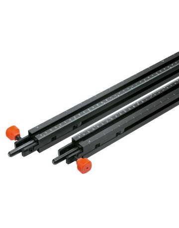 Verlängerungslineal, für MINIPRESS PRO, links/rechts, Skala 850 mm bis 2550 mm, E6/C35 schwarz - Blum