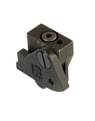 Schwenkanschlag schmal für MINIPRESS M, rechts, schwarz-verzinkt - Blum