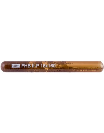 Patrone FHB II-P 16 x 160 standard aushärtend,Bohrlochtiefe:175 - fischer