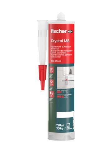 Multi Klebstoff KD-290 glasklar 1K Hybrid-polymer,290ml - fischer