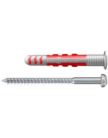 Dübel, 6x38mm, TX20, grau, Nylon Inhalt: 50 Stück - fischer