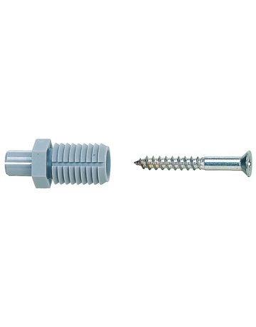 Treppenstufenbefestigung Stahl TB, Nylondübel mit Schraube - fischer