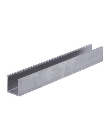 U-Führungsschiene gelocht gel.verz. Nr. 440 / 40 x 40/43 x 2500 mm - HELM