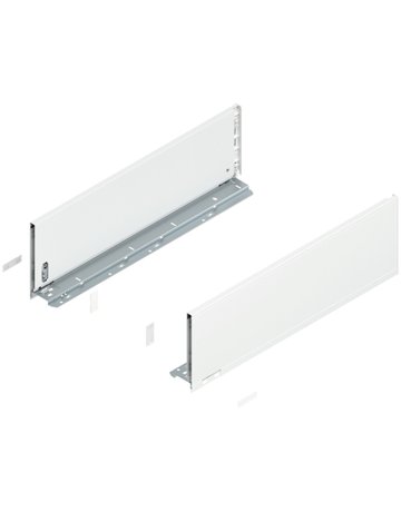 LEGRABOX Zarge, Höhe C (177 mm), NL=550 mm, links/rechts, für LEGRABOX pure, seidenweiss matt - Blum