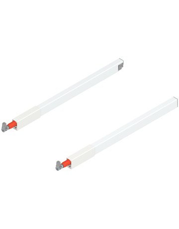 TANDEMBOX Längsreling (oben), für Frontauszug, NL=400 mm, links/rechts, für TANDEMBOX antaro, seidenweiss - Blum