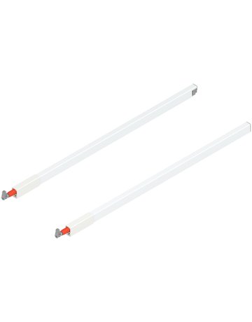 TANDEMBOX Längsreling (oben), für Frontauszug, NL=650 mm, links/rechts, für TANDEMBOX antaro, seidenweiss - Blum