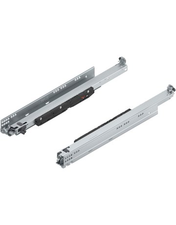 MOVENTO mit BLUMOTION S, Vollauszug, Führung, 70 kg, NL=520 mm, für Kupplung, links/rechts, verzinkt