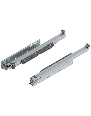MOVENTO mit BLUMOTION S, Vollauszug, Führung, 40 kg, NL=480 mm, für Kupplung, links/rechts, verzinkt
