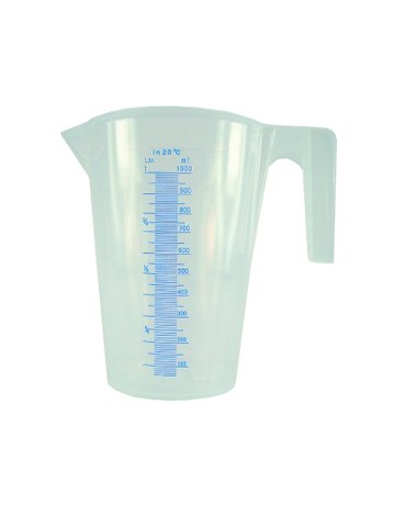 Messbecher offen mit Skala 0,5 l naturfarbig - Hawe - 1