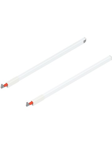 TANDEMBOX Längsreling (oben), für Frontauszug, NL=600 mm, links/rechts, für TANDEMBOX antaro, seidenweiss - Blum
