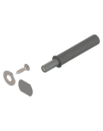 TIP-ON für Türen (Set), Kurzversion, mit Magnet, R7036 platingrau - Blum