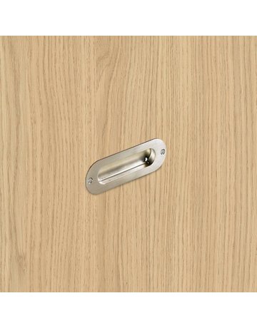 Möbel- Muschelgriff, Dodona, 9070693, Breite 40mm, Höhe 15mm, oval, edelstahl - Hettich - 7