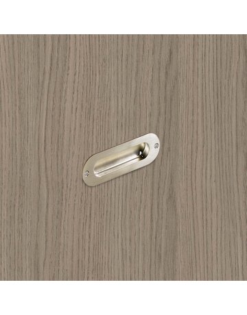 Möbel- Muschelgriff, Dodona, 9070693, Breite 40mm, Höhe 15mm, oval, edelstahl - Hettich - 8