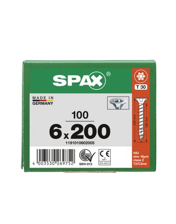 SPAX SENKMULTIKOPF T-STAR PLUS T30 VOLLGEWINDE - SPAX - 7