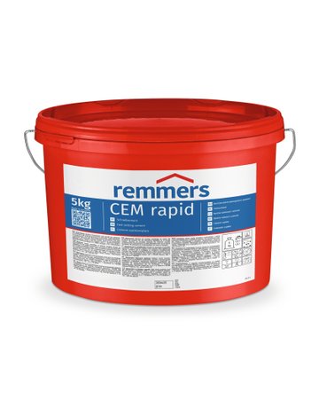 CEM Rapid Schnellzement grau 5 kg - Remmers - 1