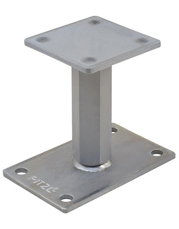 Pfostenträger mit Druckplatte auf Beton - Pitzl - 1