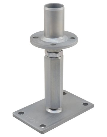 Pfostenträger PTP easy System 10930 "CE" Verstellbereich 170-285 mm ZiNiP - Pitzl - 1