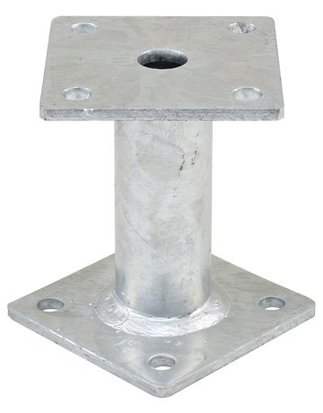 Pfostenträger PTP easy feste Ausführung Höhe 125 mm feuerverzinkt - Pitzl - 75400263