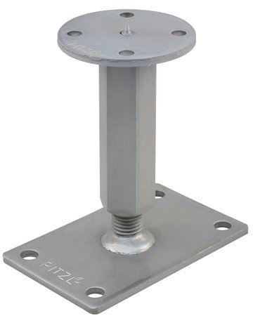 Pfostenträger PTP easy RS/LS Gewinde "CE" Verstellbereich 167-232 mm ZiNiP - Pitzl