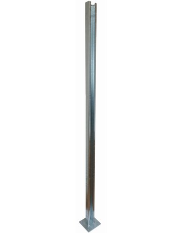 Säule für Eindrehfundament C-Profil 80x50x3 Länge 2000mm - Pitzl - 1