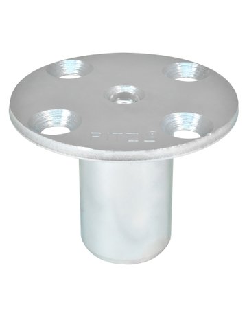 Säulen-Pfetten-Verbinder SPP "CE" Ø 100 / Ø42 4 mm M12 galvanisch verzinkt - Pitzl