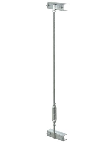 Montagelehre variabel für Nagelbinder M16 x 700-1200 mm galvanisch verzinkt - Pitzl - 1