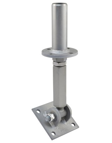 Pfostenträger PTP easy System 10930 neigbar Verstellbereich 204-319 mm ZiNiP - Pitzl - 1