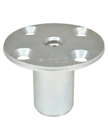Säulen-Pfetten-Verbinder SPP "CE" Ø 100 / Ø42 4 mm M16 galvanisch verzinkt - Pitzl
