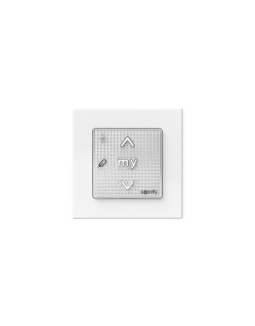 Smoove 1 Mode IN io II mit Rahmen Pure und 2 Bef.-Platten, 1-Kanal Wandsender - Somfy - 1
