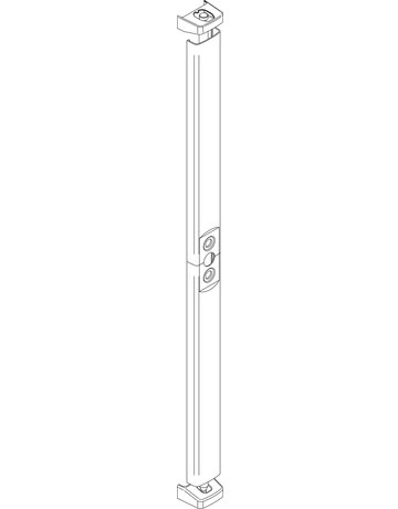 FT-Stangenset, SVG, 1.162, Aluminium braun beschichtet - DENI - 1