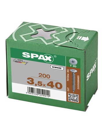 RÜCKWANDKOPF OHNE LINSE T-STAR PLUS T20 3,5x40 - SPAX - 4