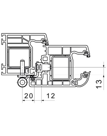 SFS Türband Dynamic 3DN Ø16 mm Nutlage 13 mm - SFS - 3