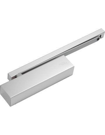Türschließer TS 92 B Basic EN 1-4,m. Gleitschiene,RAL 9006 - dormakaba