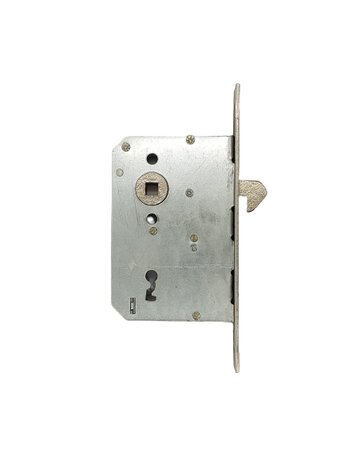 BMH Schiebetürschloss 172-BB/55 Hakenfalle 20K silber - 2