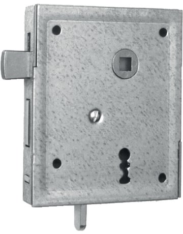 Kastenschloss 89 B BB 55/8 D60 auswärts / einwärts, mit hebender Falle - Bever - 2
