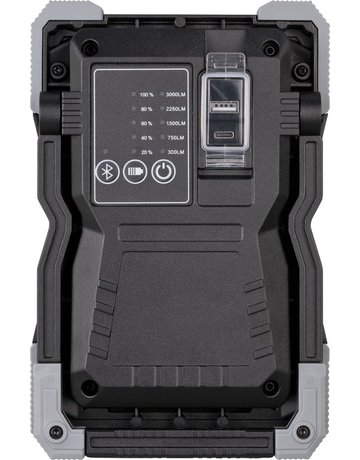 Mobiler LED Akku Strahler RUFUS 3010 MA 3000lm, IP65, mit Bluetooth® Lautsprecher - brennenstuhl - 3